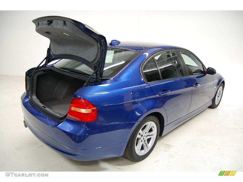 2008 3 Series 328i Sedan - Montego Blue Metallic / Black photo #10