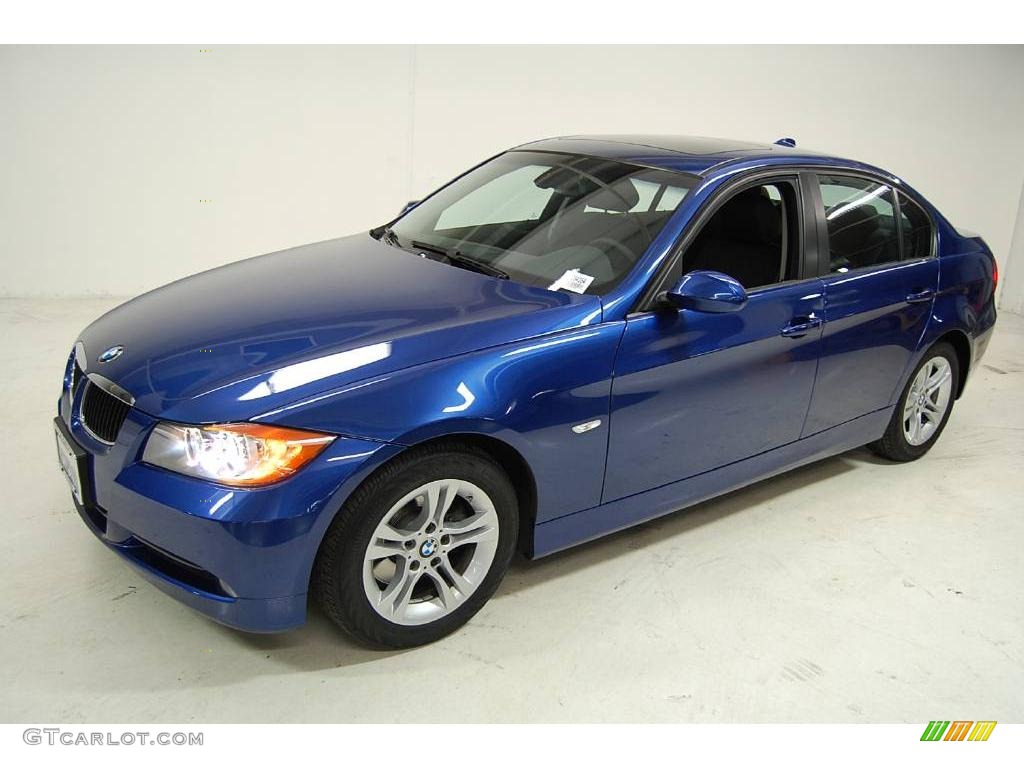 2008 3 Series 328i Sedan - Montego Blue Metallic / Black photo #12