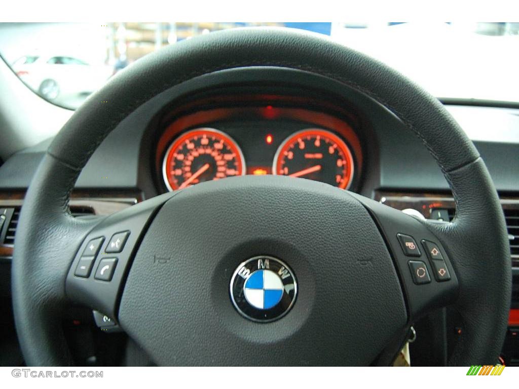 2008 3 Series 328i Sedan - Montego Blue Metallic / Black photo #32