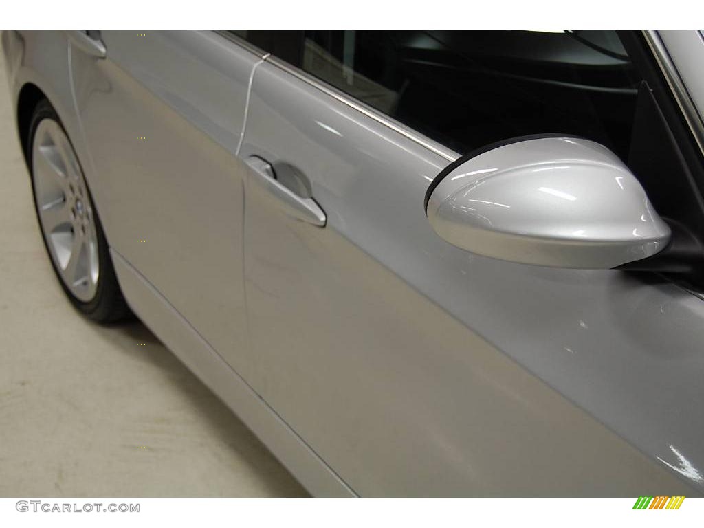 2008 3 Series 335i Sedan - Titanium Silver Metallic / Black photo #4