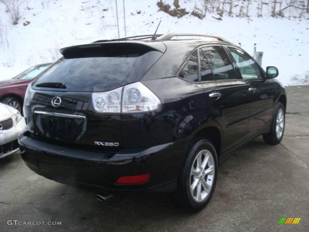 2009 RX 350 AWD - Obsidian Black / Parchment photo #2