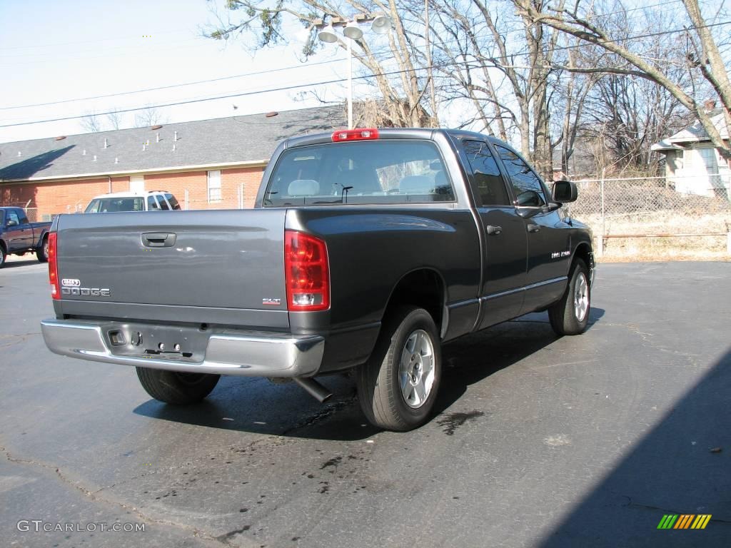 2004 Ram 1500 SLT Quad Cab - Graphite Metallic / Dark Slate Gray photo #5