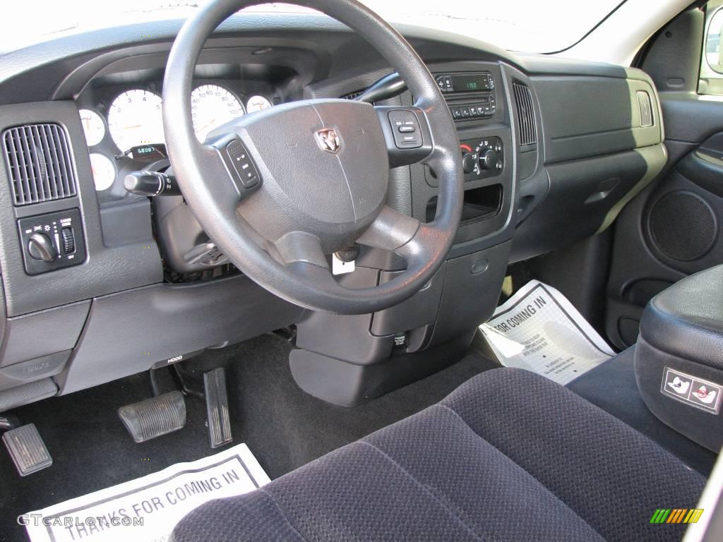 2004 Ram 1500 SLT Quad Cab - Graphite Metallic / Dark Slate Gray photo #8