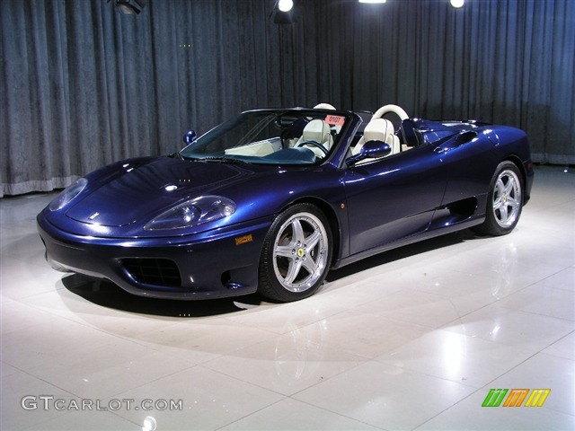 2004 360 Spider F1 - Blue / Ivory photo #1
