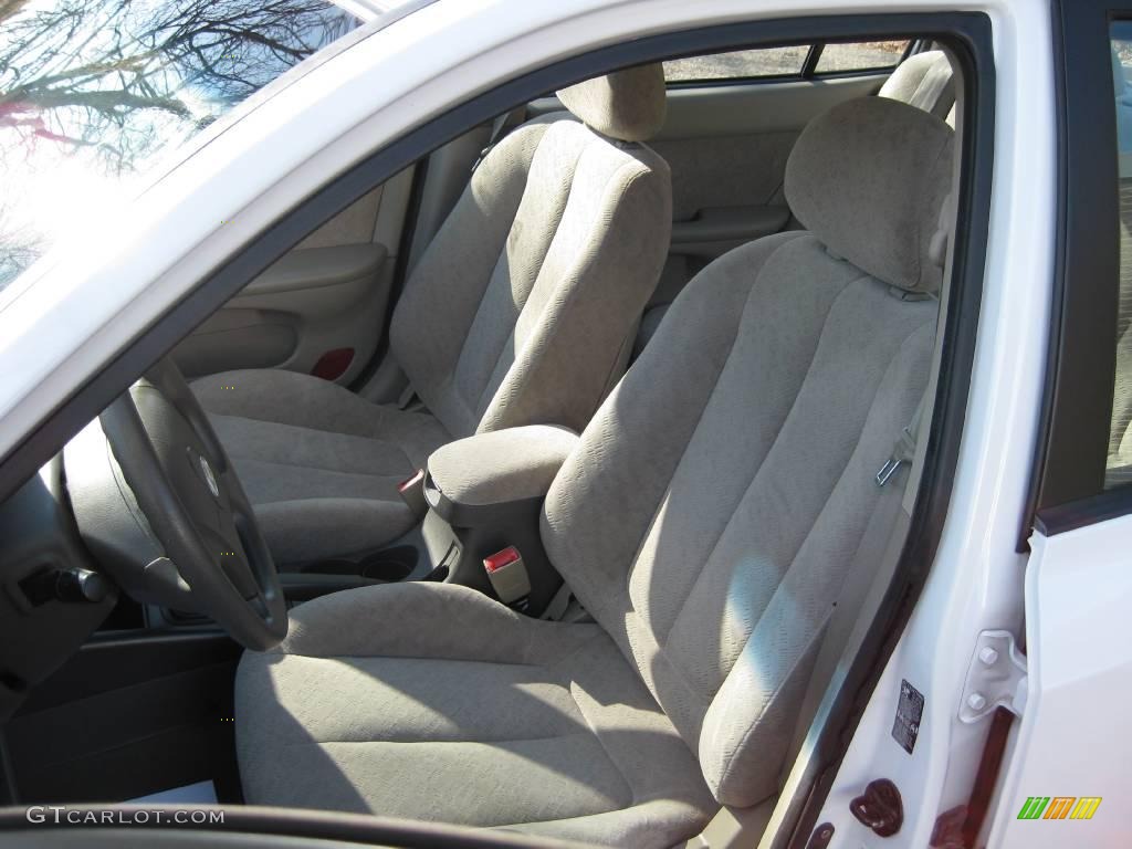 2004 Elantra GLS Sedan - Nordic White / Beige photo #16