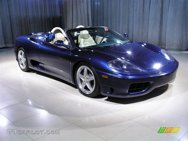 Blue 2004 Ferrari 360 Spider F1 Exterior Photo #246199