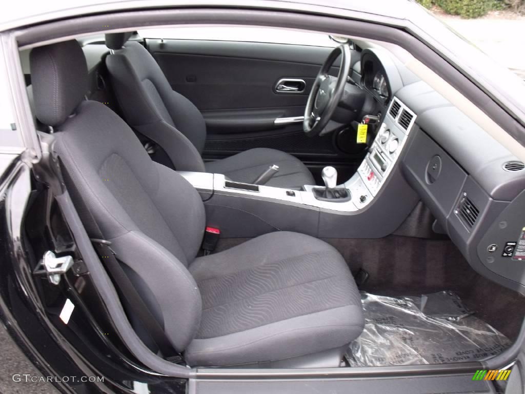 Dark Slate Grey Interior 2005 Chrysler Crossfire Coupe Photo #24620168