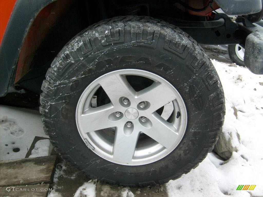 2006 Wrangler Rubicon 4x4 - Impact Orange / Dark Slate Gray photo #21