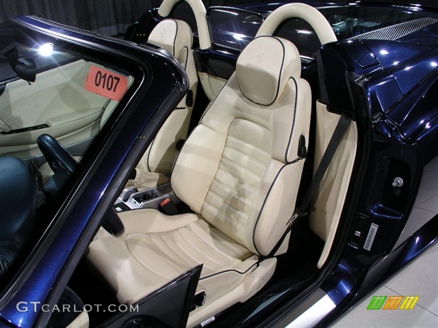 Ivory Interior 2004 Ferrari 360 Spider F1 Photo #246213