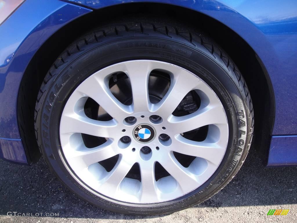 2007 3 Series 328xi Sedan - Montego Blue Metallic / Black photo #7