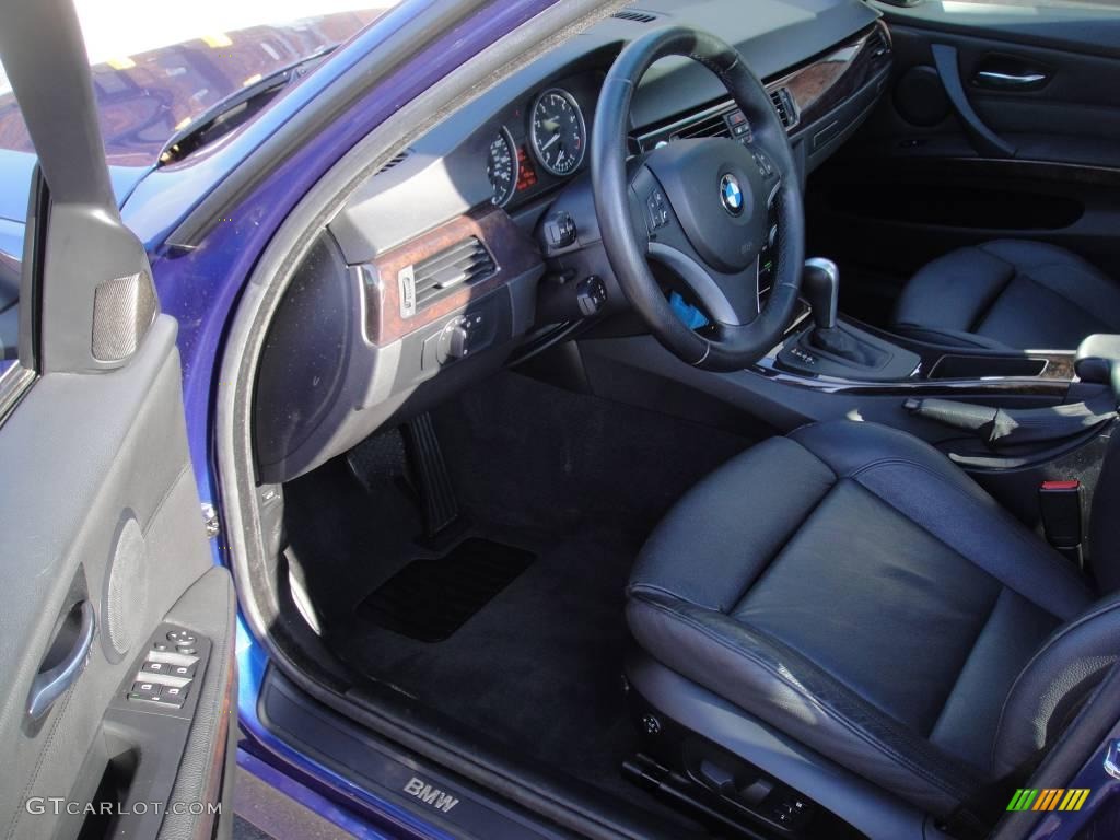 2007 3 Series 328xi Sedan - Montego Blue Metallic / Black photo #10