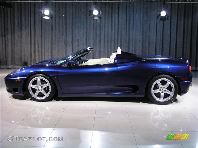 Blue 2004 Ferrari 360 Spider F1 Exterior Photo #246290