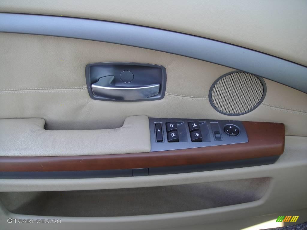 2004 7 Series 745Li Sedan - Black Sapphire Metallic / Dark Beige/Beige III photo #12