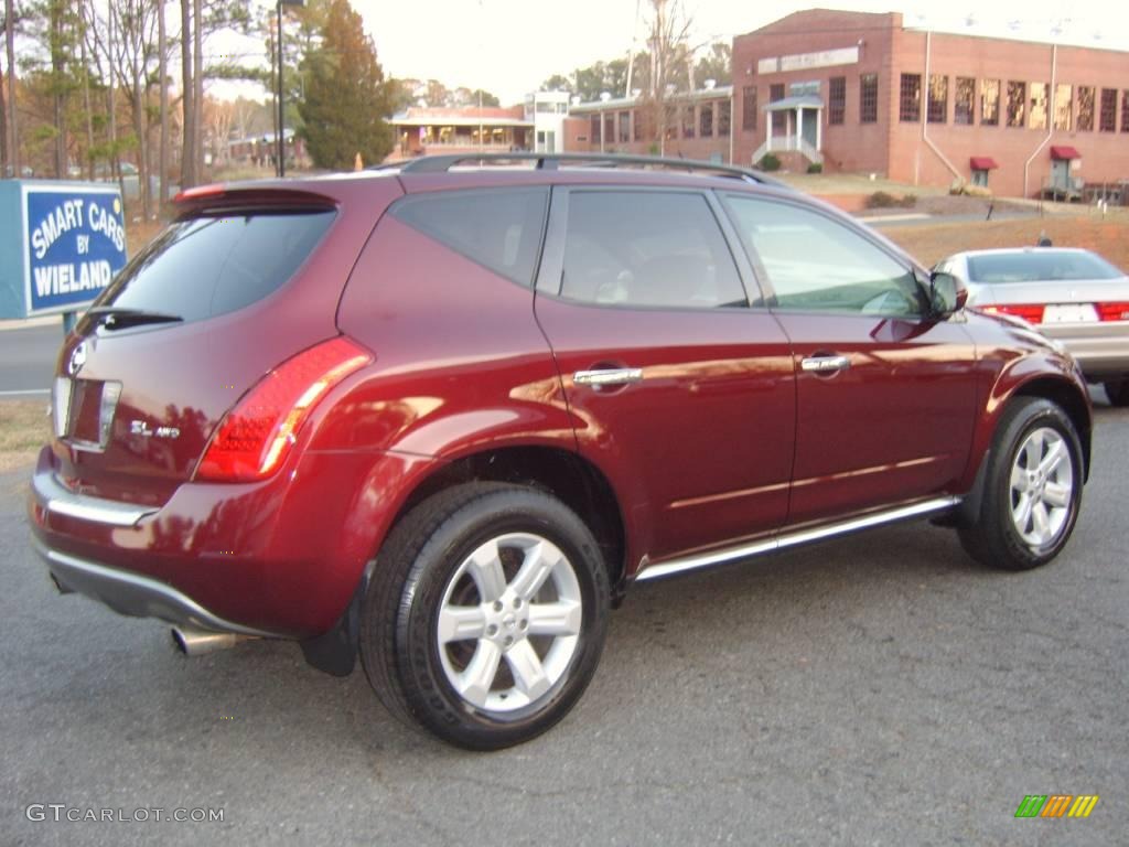 2006 Murano SL AWD - Merlot Pearl / Cafe Latte photo #5