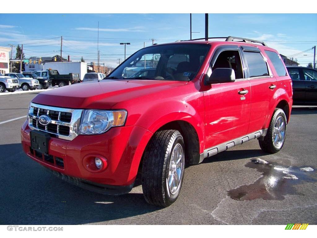 2009 Escape XLT V6 4WD - Torch Red / Charcoal photo #1