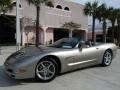 2000 Light Pewter Metallic Chevrolet Corvette Convertible  photo #10