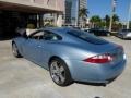 2007 Frost Blue Metallic Jaguar XK XK8 Coupe  photo #3