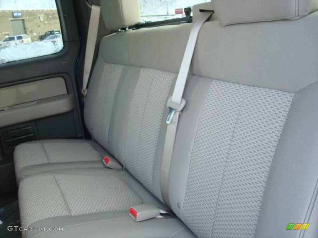 2010 F150 STX SuperCab 4x4 - Dark Blue Pearl Metallic / Medium Stone photo #11