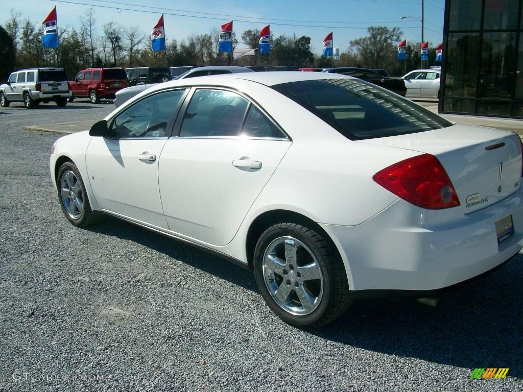 2008 G6 GT Sedan - Ivory White / Ebony Black photo #2