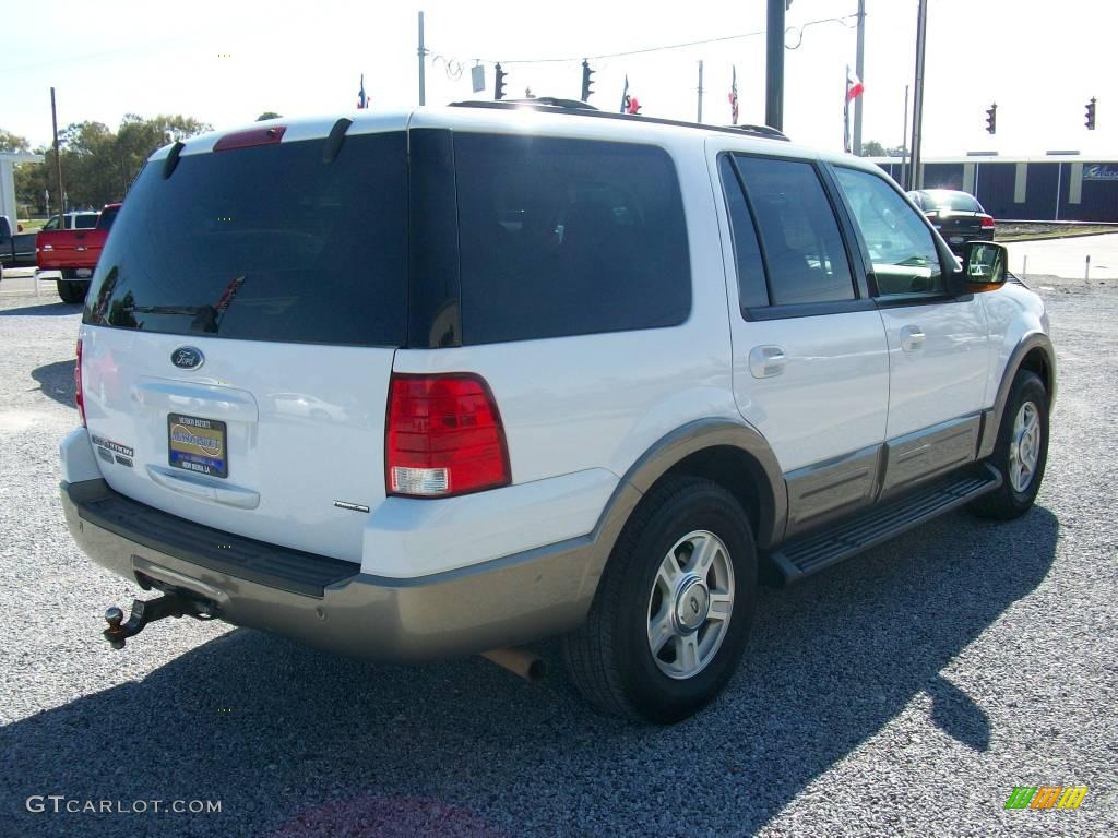 2003 Expedition Eddie Bauer - Oxford White / Medium Parchment photo #4