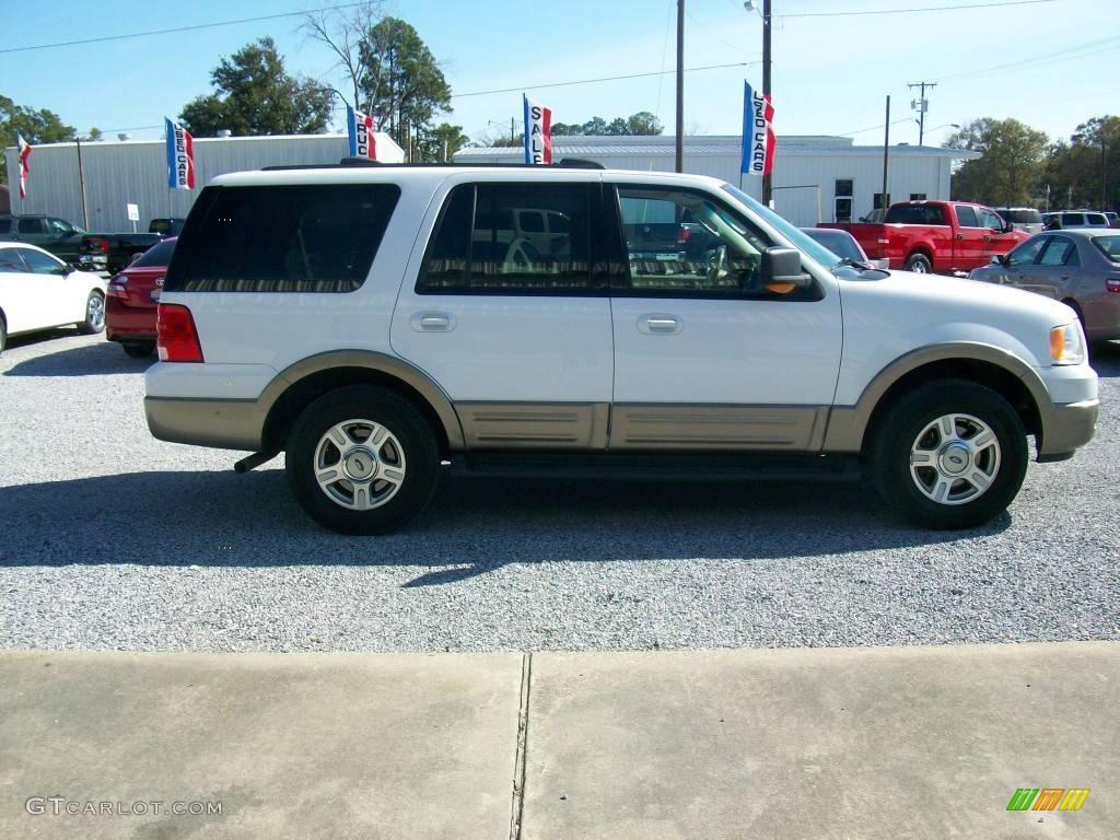 2003 Expedition Eddie Bauer - Oxford White / Medium Parchment photo #5