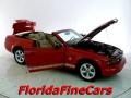 2007 Torch Red Ford Mustang V6 Deluxe Convertible  photo #7