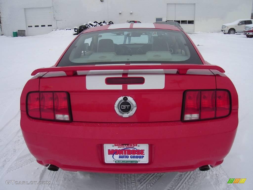 2005 Mustang GT Premium Coupe - Torch Red / Medium Parchment photo #4