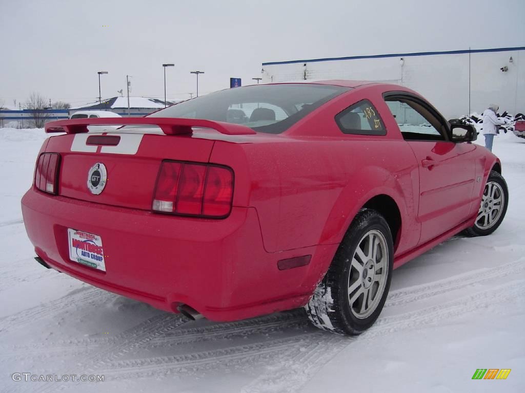 2005 Mustang GT Premium Coupe - Torch Red / Medium Parchment photo #5