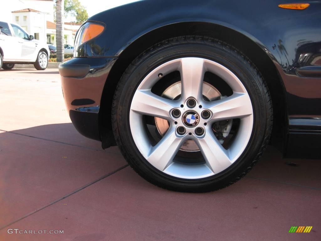 2005 3 Series 325i Wagon - Black Sapphire Metallic / Grey photo #21