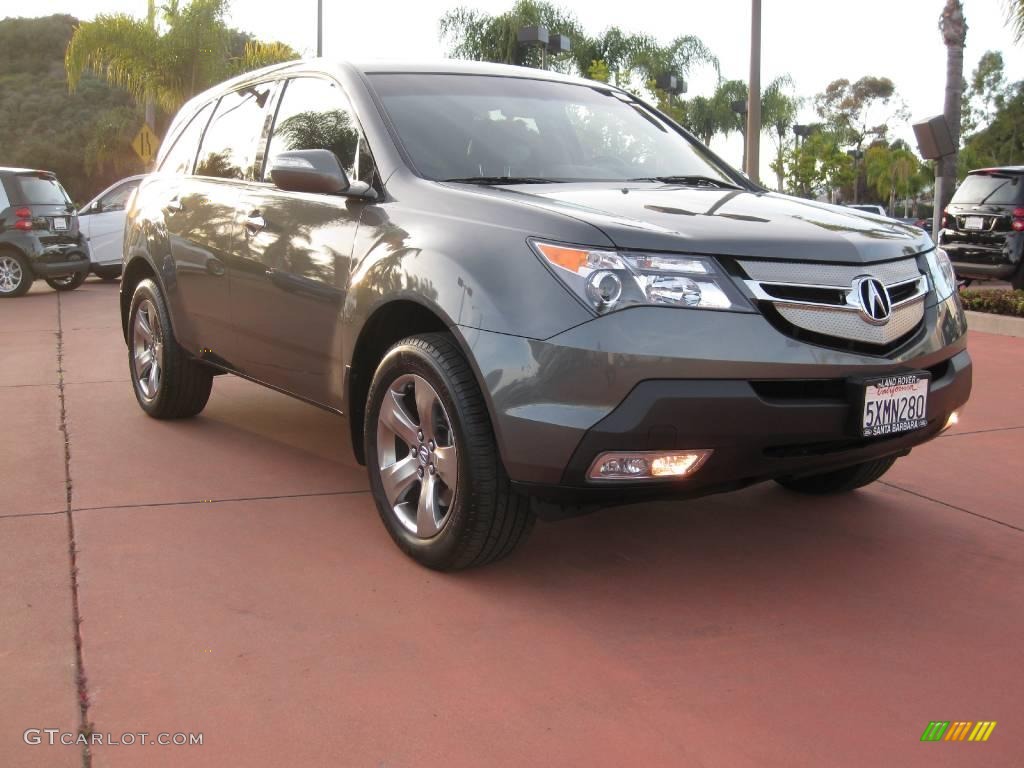 2007 MDX Sport - Nimbus Gray Metallic / Ebony photo #2