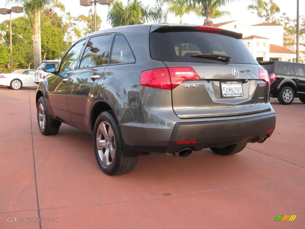 2007 MDX Sport - Nimbus Gray Metallic / Ebony photo #4