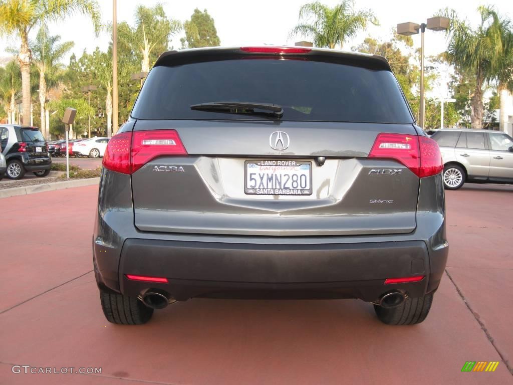 2007 MDX Sport - Nimbus Gray Metallic / Ebony photo #5