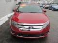 2010 Sangria Red Metallic Ford Fusion SEL V6  photo #4