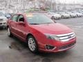 2010 Sangria Red Metallic Ford Fusion SEL V6  photo #5