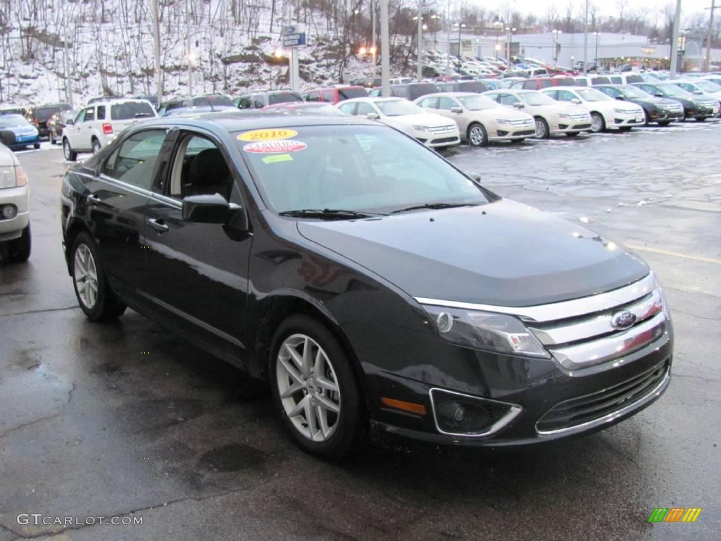 2010 Fusion SEL V6 - Tuxedo Black Metallic / Charcoal Black photo #5