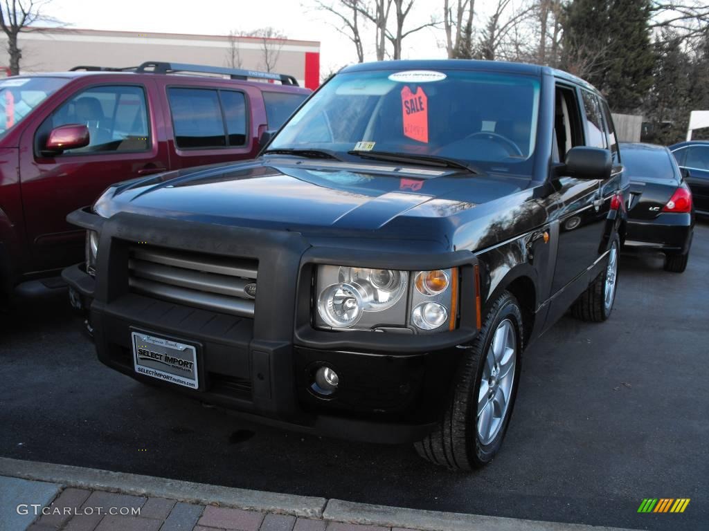 2003 Range Rover HSE - Java Black Metallic / Charcoal/Jet Black photo #1