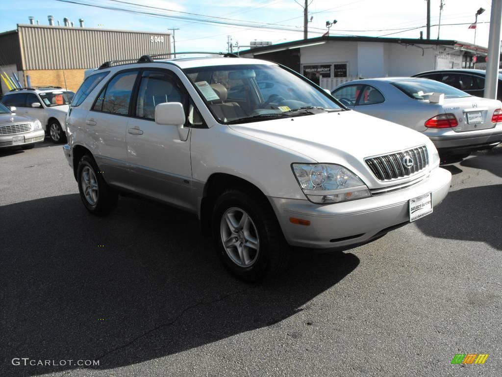 2001 RX 300 AWD - White Gold Crystal / Ivory photo #1