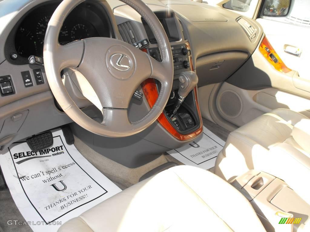 2001 RX 300 AWD - White Gold Crystal / Ivory photo #8