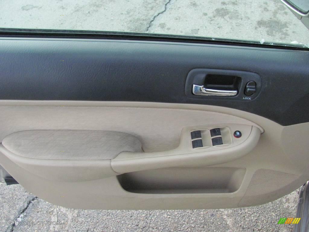 2005 Civic Hybrid Sedan - Shoreline Mist Metallic / Ivory photo #14