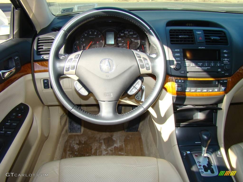 2008 TSX Sedan - Premium White Pearl / Parchment photo #10