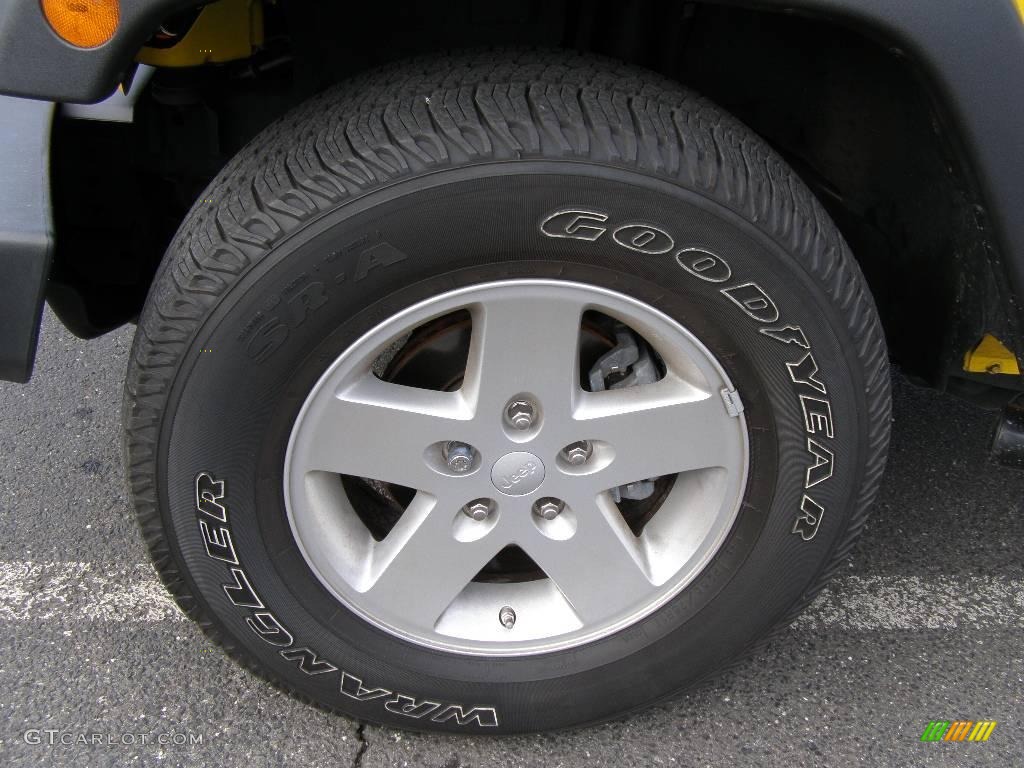 2008 Wrangler Unlimited X 4x4 - Detonator Yellow / Dark Slate Gray/Med Slate Gray photo #13