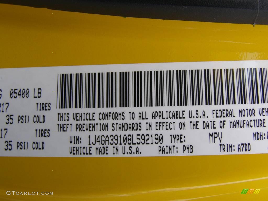 2008 Wrangler Unlimited X 4x4 - Detonator Yellow / Dark Slate Gray/Med Slate Gray photo #14