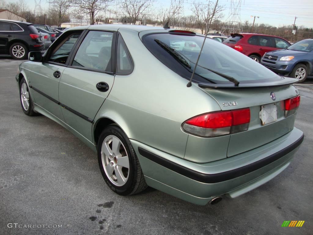 2002 9-3 SE Sedan - Sun Green Metallic / Charcoal Gray photo #9