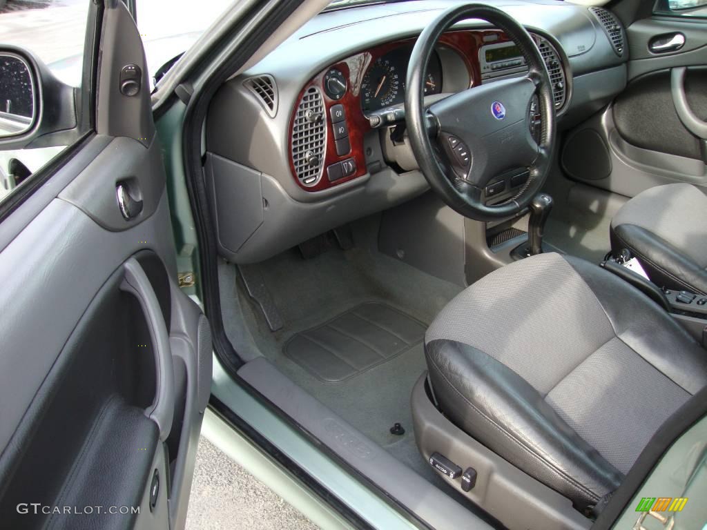 2002 9-3 SE Sedan - Sun Green Metallic / Charcoal Gray photo #12