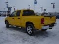 2007 Detonator Yellow Dodge Ram 1500 Big Horn Edition Quad Cab 4x4  photo #3