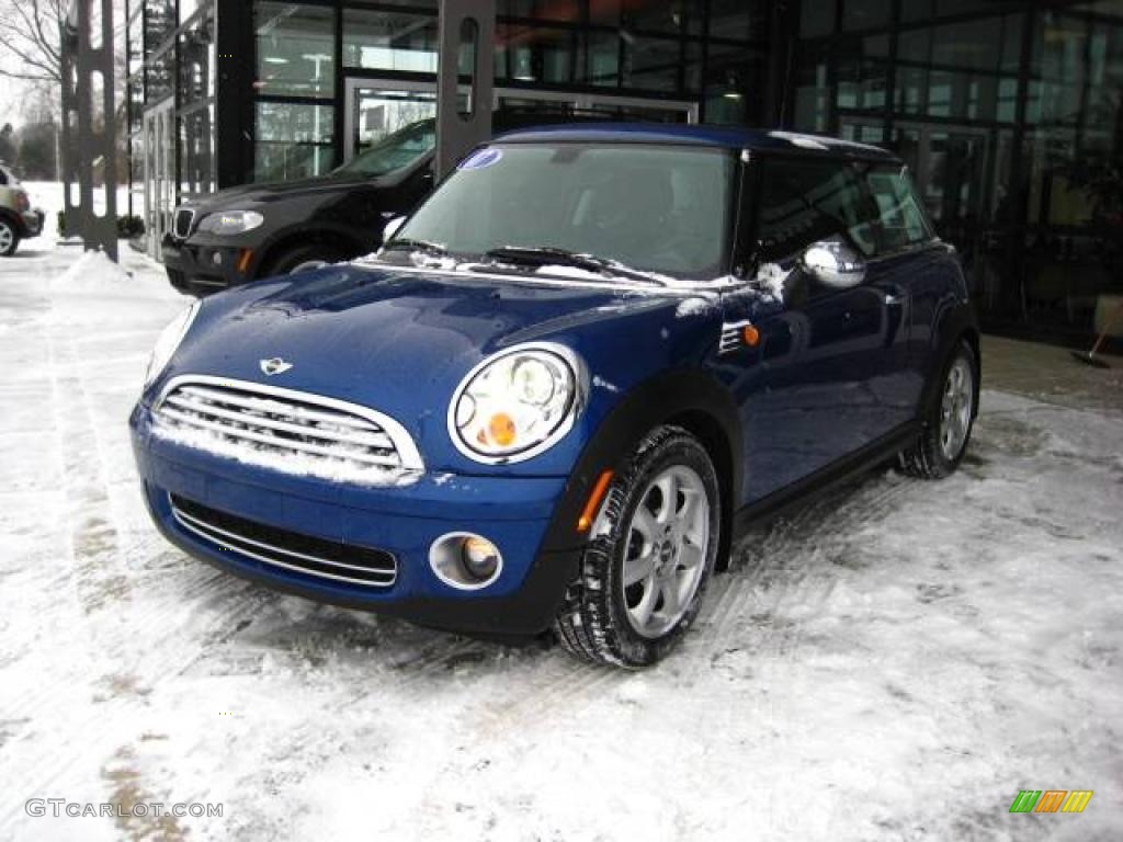 2007 Cooper Hardtop - Lightning Blue Metallic / Carbon Black/Black photo #4