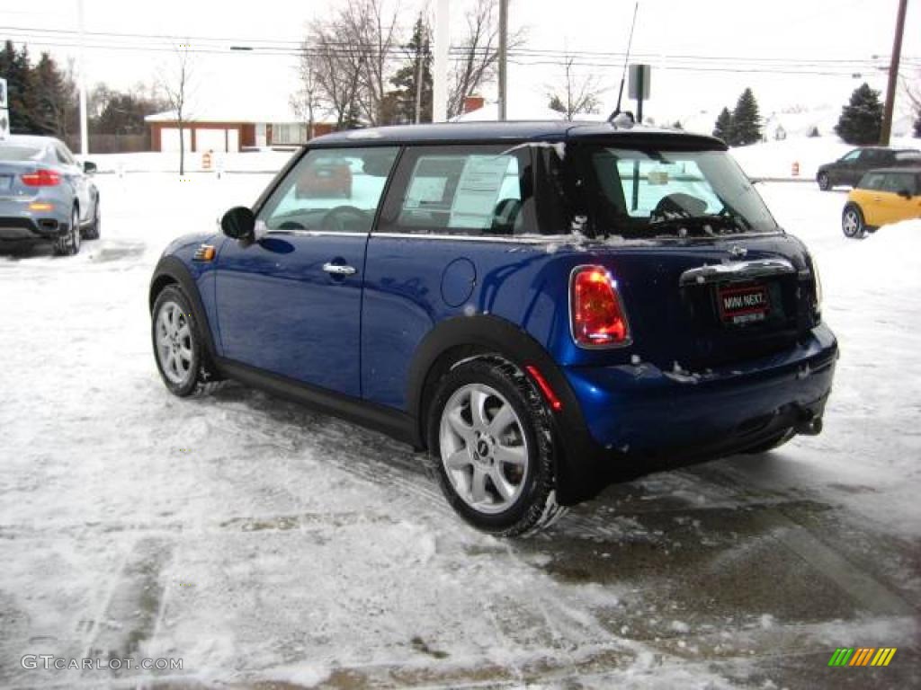 2007 Cooper Hardtop - Lightning Blue Metallic / Carbon Black/Black photo #6