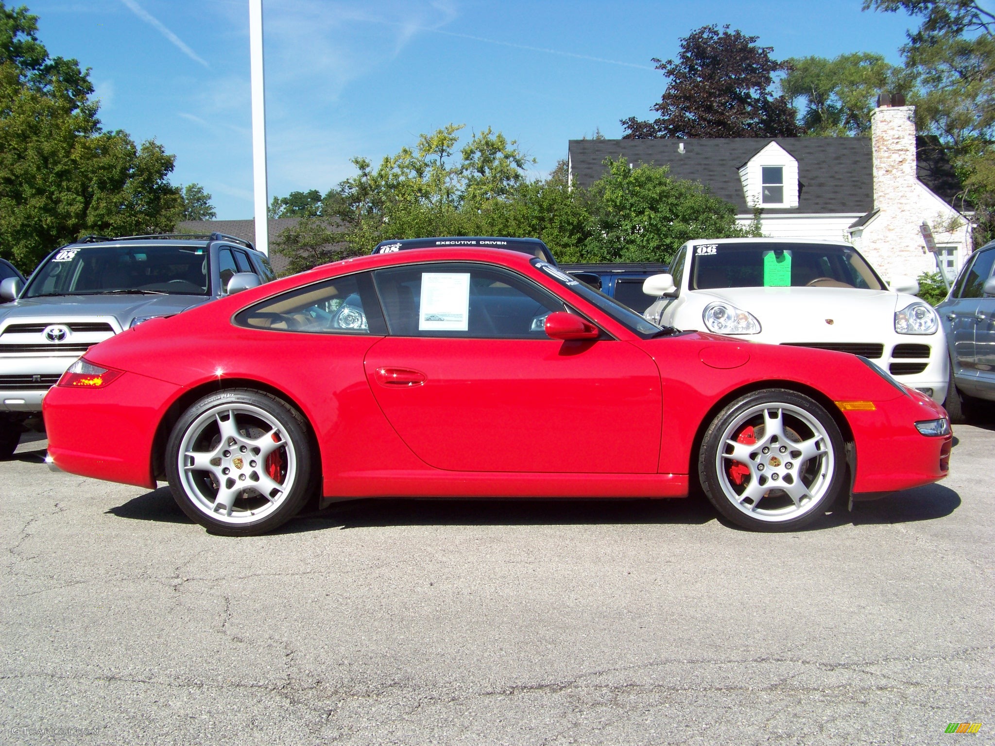 2006 911 Carrera S Coupe - Guards Red / Sand Beige photo #3