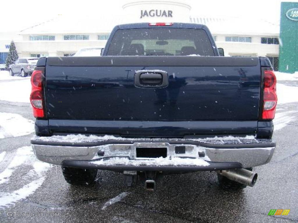 2007 Silverado 2500HD Classic LT Crew Cab 4x4 - Dark Blue Metallic / Dark Charcoal photo #4