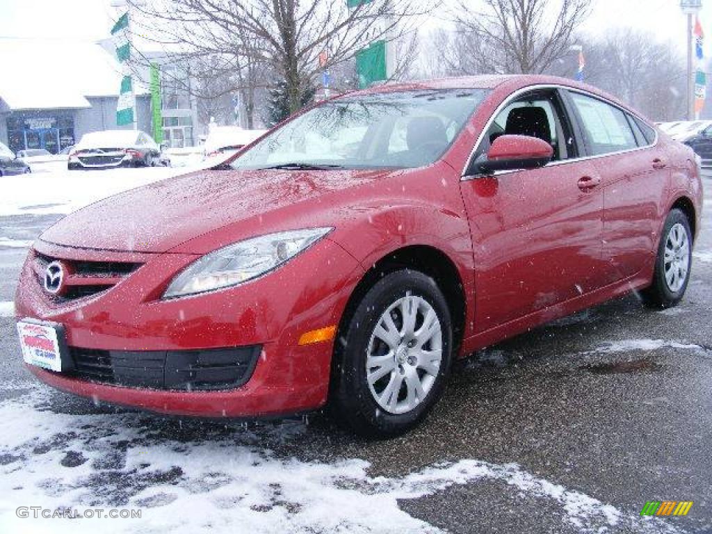 2009 MAZDA6 i Sport - Sangria Red Mica / Black photo #1